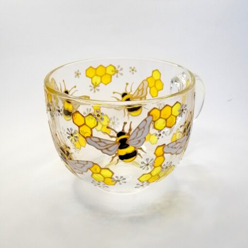 Honeycomb Haven Personalized Bee Coffee Mug for a Buzzing Brew - Image 4