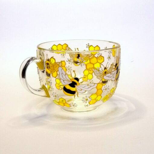 Honeycomb Haven Personalized Bee Coffee Mug for a Buzzing Brew - Image 3