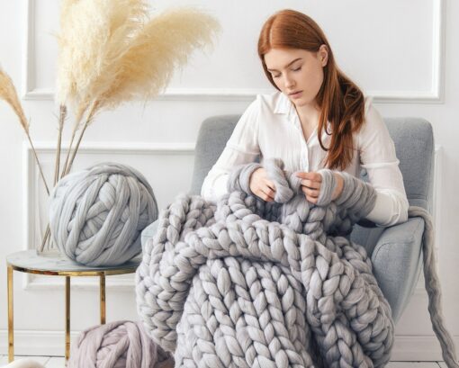 Cozy Chunky Knit Blanket The Ultimate Comfort and Style for Your Home - Image 6
