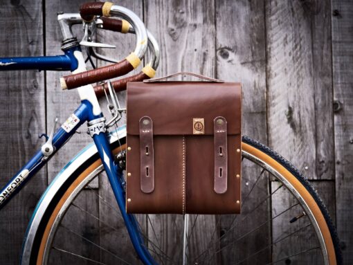 Premium Leather Flight, Cycle, and Bicycle Bag Timeless Style and Durability - Image 4