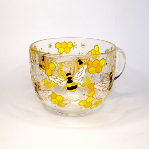 Honeycomb Haven Personalized Bee Coffee Mug for a Buzzing Brew - Image 2