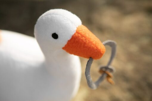 Adorable Untitled Goose Game Plush Handmade Soft Plushie for Goose Enthusiasts - Image 5