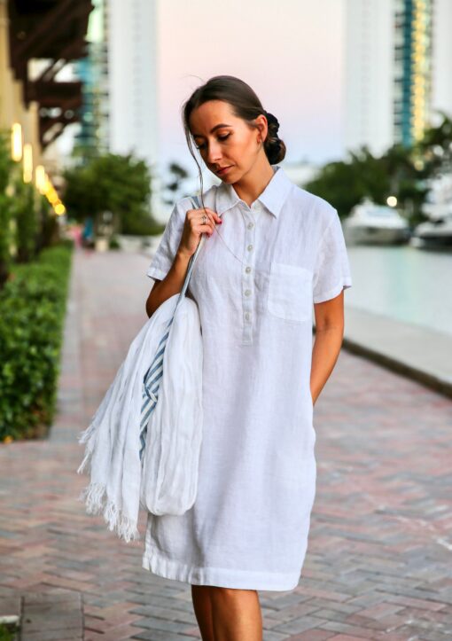 Personalized Linen Dress A Timeless Gift for Mom on Mother's Day - Image 4