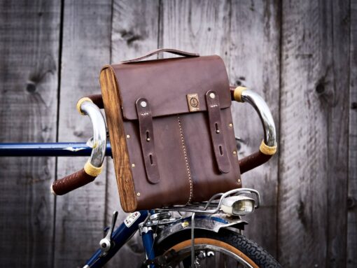 Premium Leather Flight, Cycle, and Bicycle Bag Timeless Style and Durability - Image 5