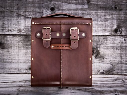 Premium Leather Flight, Cycle, and Bicycle Bag Timeless Style and Durability - Image 3