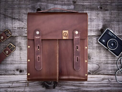 Premium Leather Flight, Cycle, and Bicycle Bag Timeless Style and Durability - Image 2