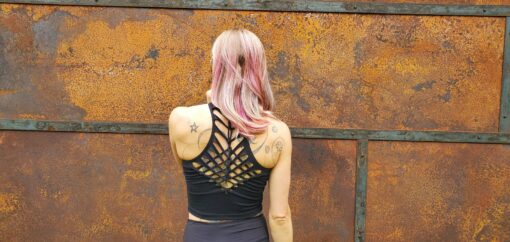 Warrior Braided Crop Tank Unleash Your Inner Goddess for Pole Dance, Festivals, and Hoop Fashion - Image 2