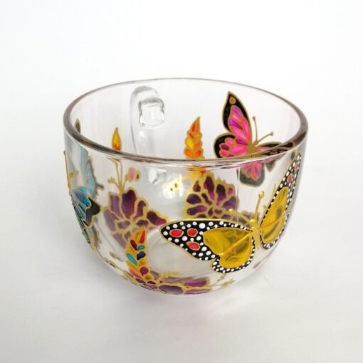 Hand-Painted Monarch Butterfly Coffee Mug A Nature Lover's Delight - Image 5