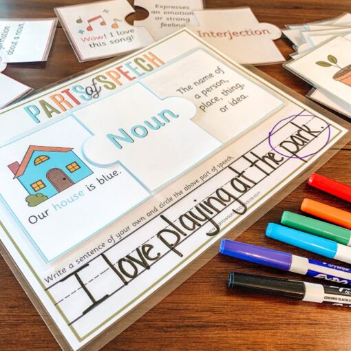 Interactive Grammar Adventure Unlocking Parts of Speech for Young Explorers - Image 2