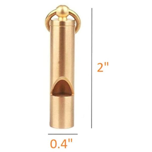 The Ultimate Survival Whistle Earsplitting Brass, Unwavering Reliability, Lifetime Guarantee - Image 3