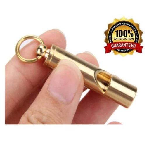 The Ultimate Survival Whistle Earsplitting Brass, Unwavering Reliability, Lifetime Guarantee - Image 4