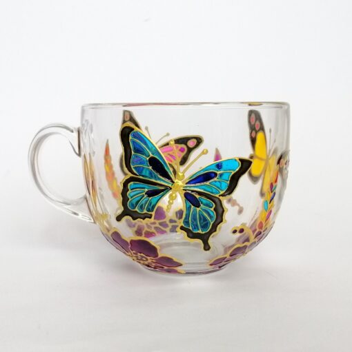 Hand-Painted Monarch Butterfly Coffee Mug A Nature Lover's Delight - Image 3