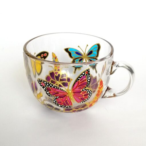 Hand-Painted Monarch Butterfly Coffee Mug A Nature Lover's Delight - Image 6