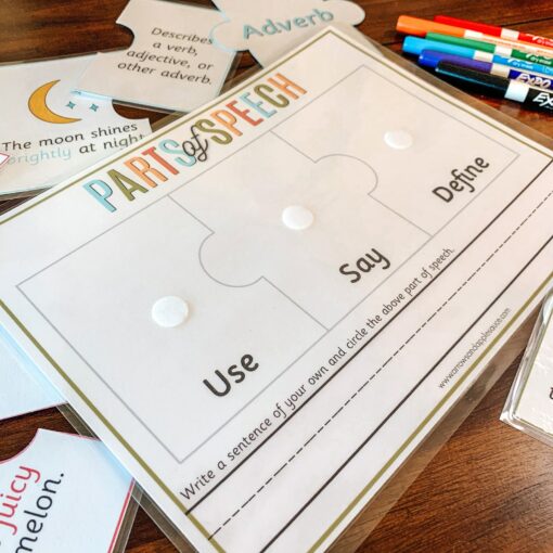 Interactive Grammar Adventure Unlocking Parts of Speech for Young Explorers - Image 6