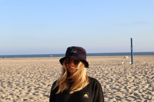 The Weekend Getaway Navy Corduroy Bucket Hat - Image 2