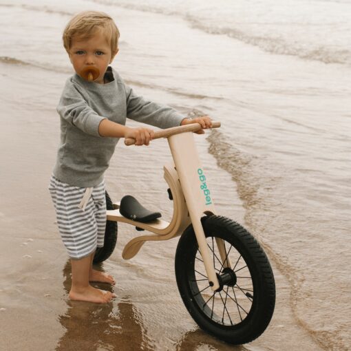 Wooden Balance Bike 12" The Perfect First Ride for Toddlers and Kids - Image 5