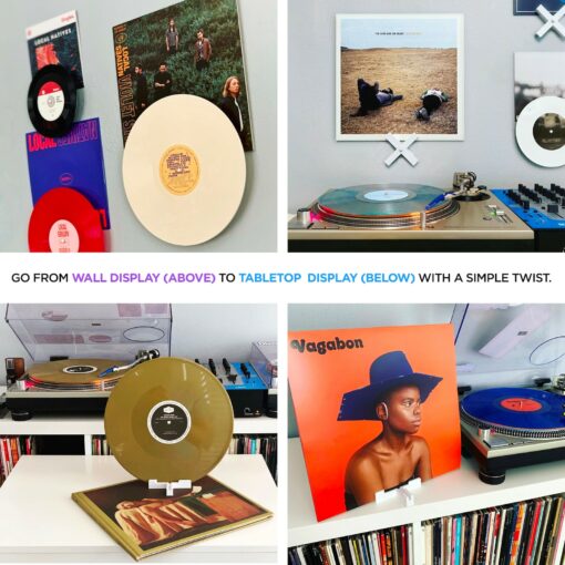 Vinyl Display Showcase Your Music with Style | Album Wall Mount | Now Playing - Image 2