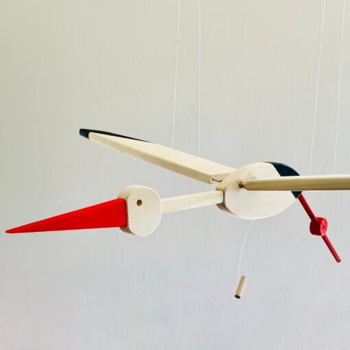 Eco-Friendly Stork Nursery Mobile A Cherished Gift for New Parents - Image 6