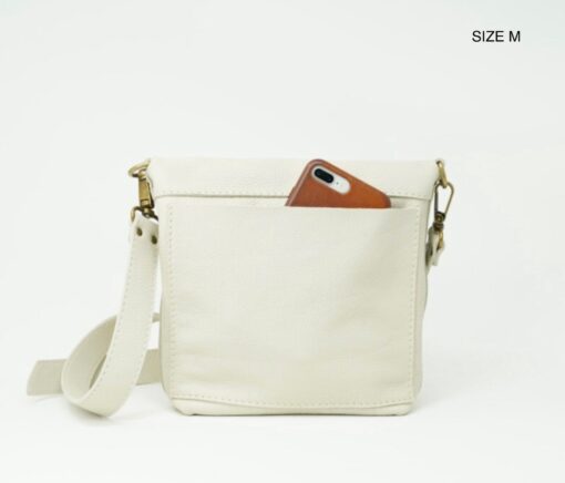 Handcrafted Leather Crossbody Bag A Symphony of Colors - Image 4