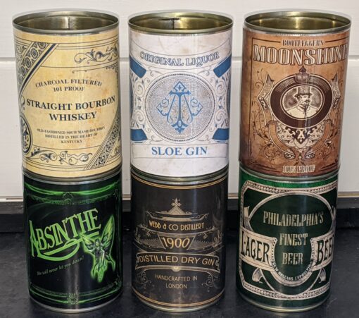 Vintage Tin Can Replicas Rustic Charm for Weddings, Cafes, and Home Decor - Image 3