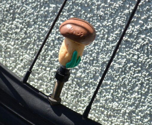 Glow-in-the-Dark Mushroom Valve Caps Illuminate Your Ride with Whimsy - Image 2