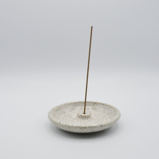 Speckled Serenity Ceramic Incense Burner for Tranquil Ambiance - Image 3