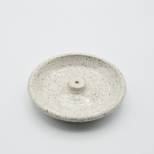 Speckled Serenity Ceramic Incense Burner for Tranquil Ambiance - Image 2