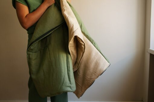 Organic HEMP Sleeping Bag Sustainable Comfort for Restful Nights - Image 3