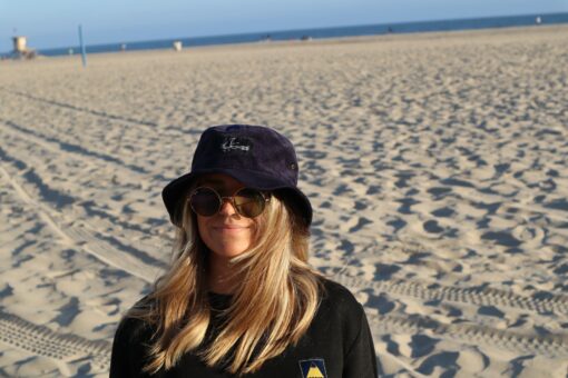 The Weekend Getaway Navy Corduroy Bucket Hat - Image 3