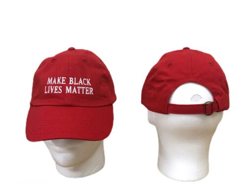 Stand in Solidarity Embroidered Black Lives Matter Dad Cap for Empowerment - Image 4
