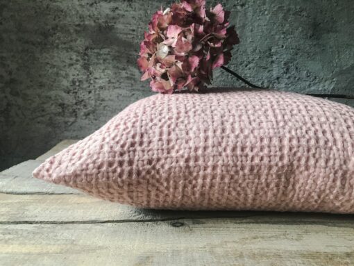 Cozy Waffle Linen Throw Pillowcase Rustic Charm for Your Home Decor - Image 3