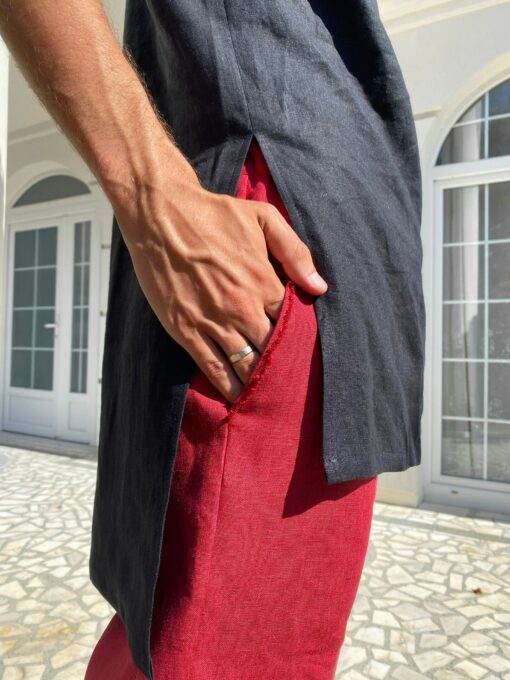 Breezy Linen Lounge Pants Sustainable Comfort for Summer and Beyond - Image 4