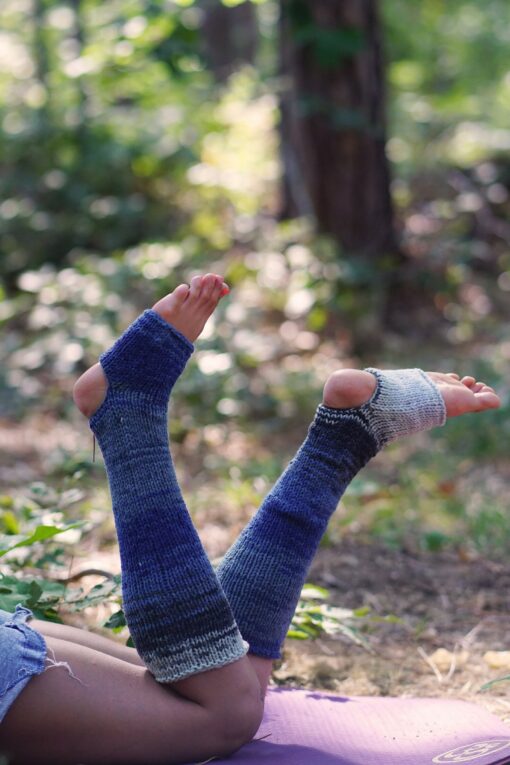 Cozy Knit Leg Warmers Elevate Your Yoga, Dance, and Pilates Style - Image 3