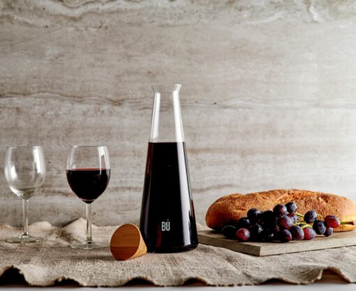 Geometric Glass Carafe Modern Water Jug, Wine Decanter, and Juice Pitcher - Image 4