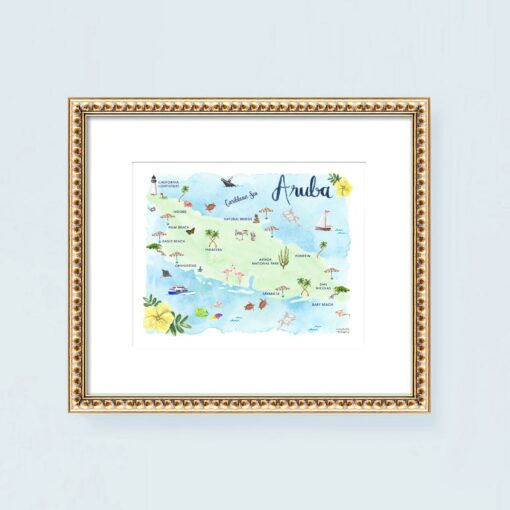 Aruba Wall Art Capture the Caribbean's Enchanting Beauty in Your Home - Image 3