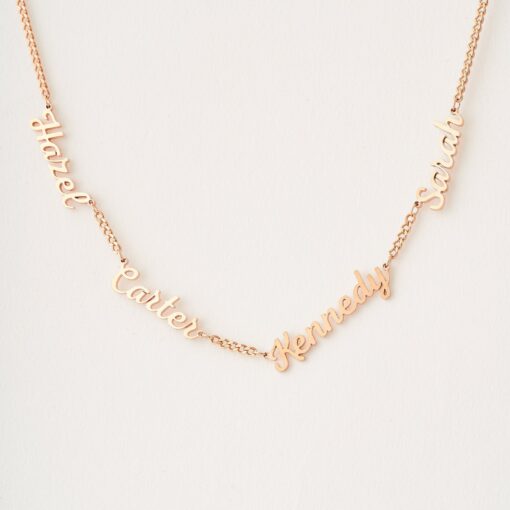 Personalized Name Necklace with Curb Chain A Timeless Treasure for Loved Ones - Image 6