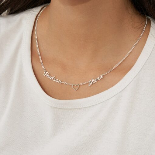 Personalized Name Necklace with Curb Chain A Timeless Treasure for Loved Ones - Image 3