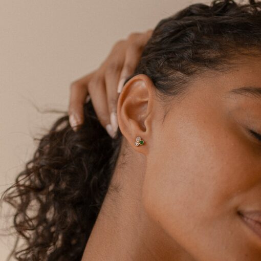 Birthstone Cluster Earrings Celebrate Special Moments with Personalized Jewelry - Image 5