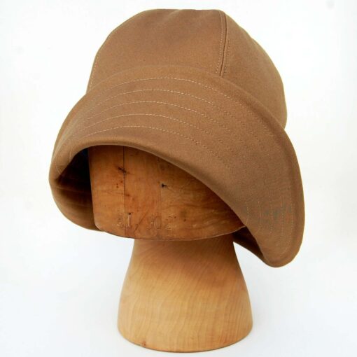 Honey Cotton Sateen Rain Hat Vintage French Workwear Fabric by ZUTBelle-Manon - Image 3