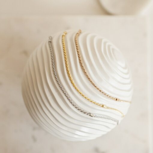 Stunning Rope Chain Bracelet Elevate Your Style with Timeless Elegance - Image 6