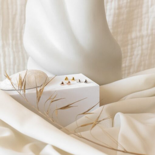 Sparkling Heart Studs Timeless Elegance for Every Occasion - Image 3