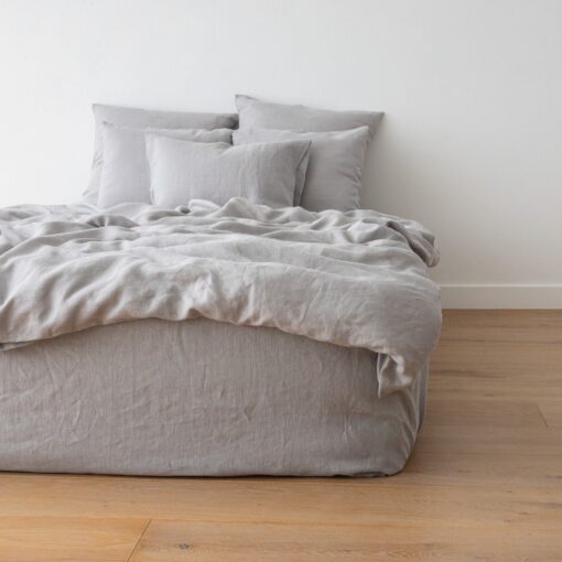 Luxurious Washed Linen Duvet Cover Pure European Linen, Button Closure, Multiple Sizes and Colors - Image 6