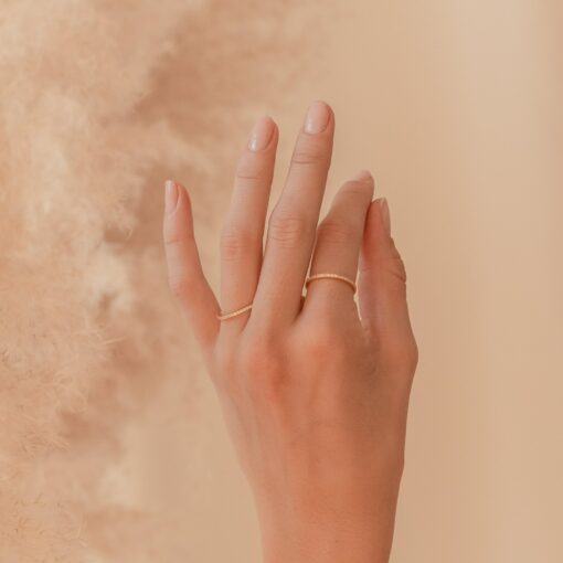CaitlynMinimalist Delicate Eternity Band Timeless Elegance for Every Occasion - Image 4