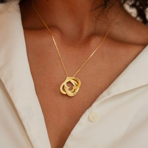 Engraved Heart Necklace Personalized Secret Message Charm for Sisters and Mothers (NM39F30) - Image 4
