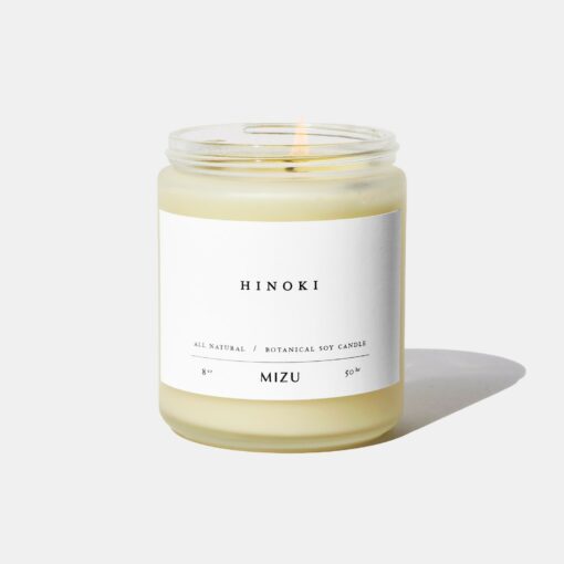 Invigorating Citrus and Woodsy Escape HINOKI Essential Oil Candle - Awaken Your Senses - Image 4