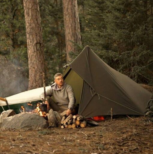 Artisanal Bushcraft Oilskin Tarp Handmade Waxed Cotton Canvas Nessmuk Tarp for Campsites and Campground Essentials - Image 6