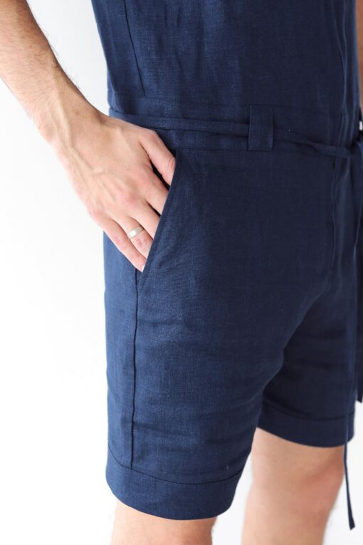 Timeless Linen Jumpsuit Effortless Style for the Modern Man - Image 3