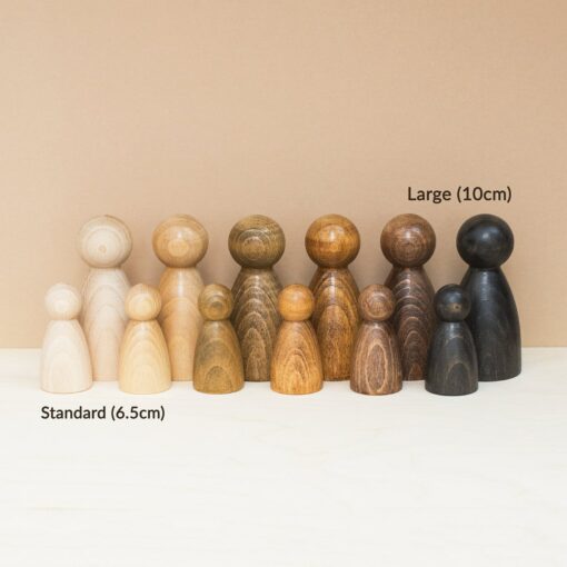 Natural Wooden Peg Dolls Unleash Your Imagination and Creativity - Image 2