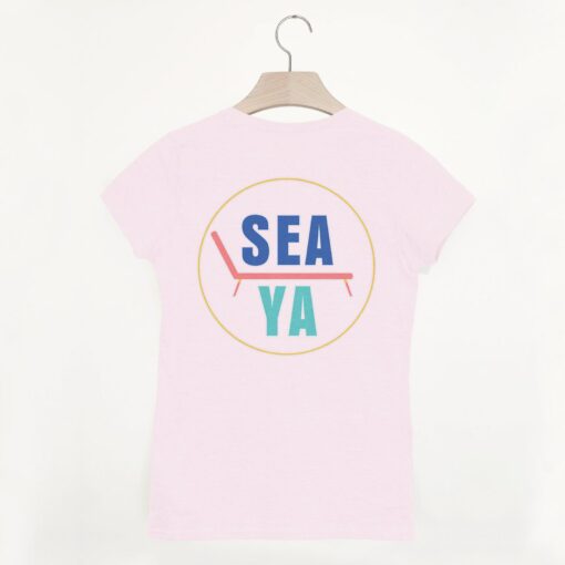 Sea Ya Women's Summer Beach Slogan T-Shirt Embrace the Coastal Vibes - Image 4