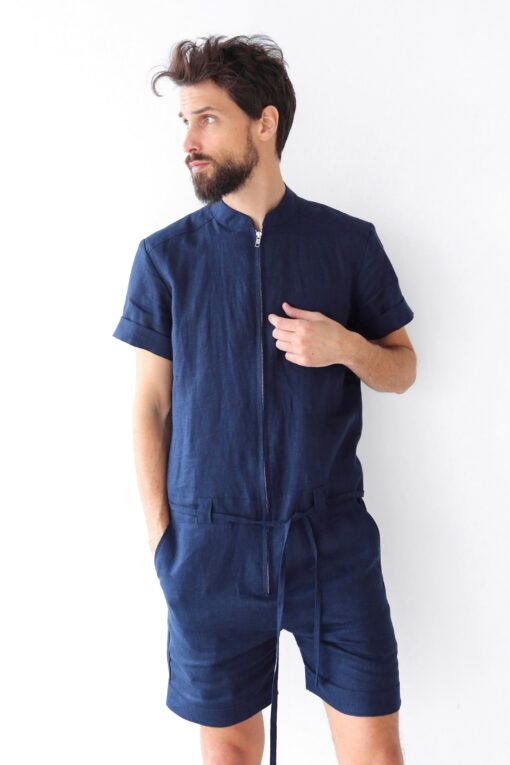 Timeless Linen Jumpsuit Effortless Style for the Modern Man - Image 2